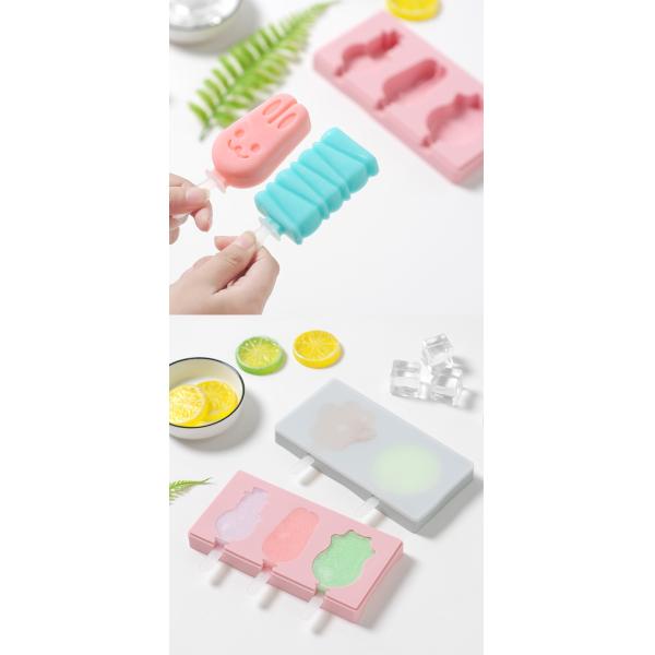 ODM OEM поддержал розовые голубые прессформы мыла силикона 3D