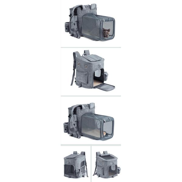 Oxford Fabric Zipper Closure Outdoor Pet Carrier Bag For Cats And Dogs