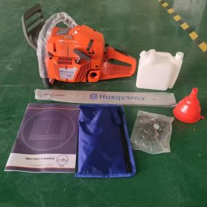 High Quality 3.4KW Wood Cutting Machine HUSQ365 Gasoline Chainsaw With 65.1cc