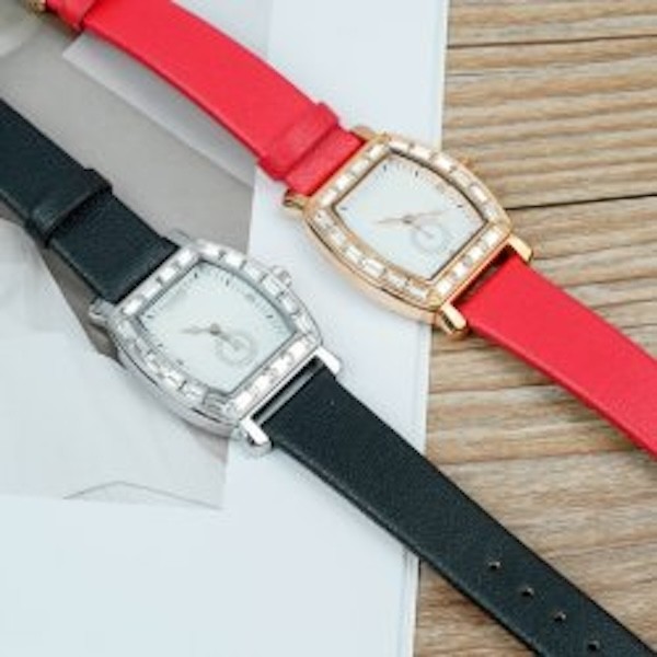 Fashionable Luxury Leather Watch Ladies Quartz Watch Waterproof
