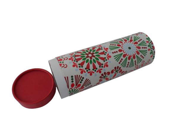 ODM Paper Tube Tea Packaging PT08 Food Grade Cardboard Box Cylinder Container
