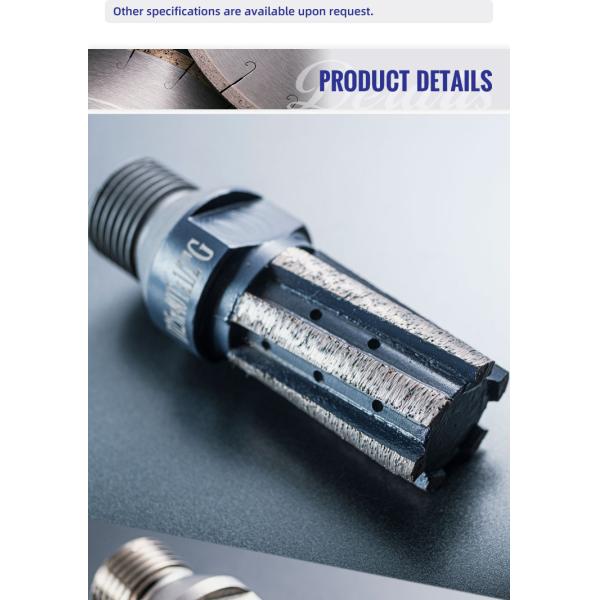 20 mm/30 mm/40 mm/50 mm Máquina de corte de diamantes de longitud para el fresado de piedra de mármol de granito