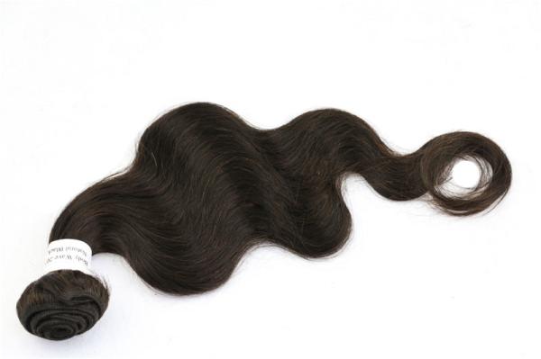 Double Weft 7A Hair Extensions Body Wave Natural Virgin Peruvian