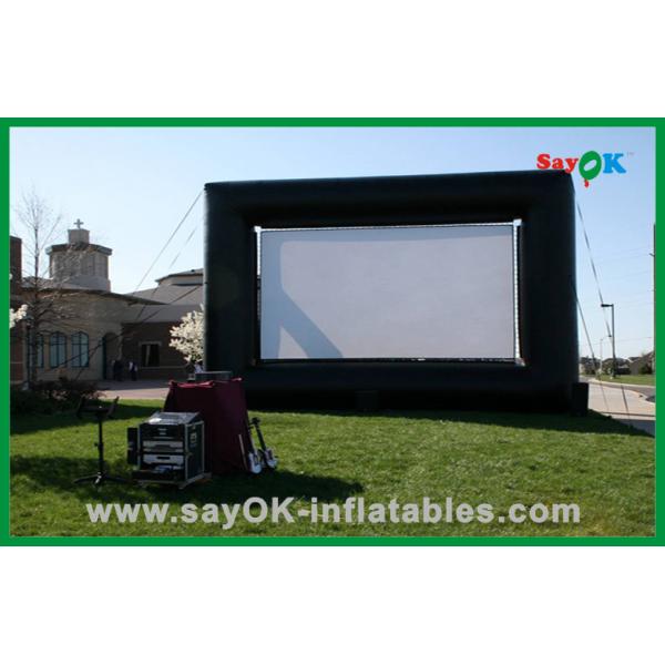 Backyard Airblown Inflatable Movie Screen , Waterproof Inflatable TV Screen
