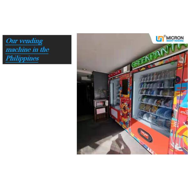 Venda de Coca-Cola de alimentos refrigerados Máquina de venda automática