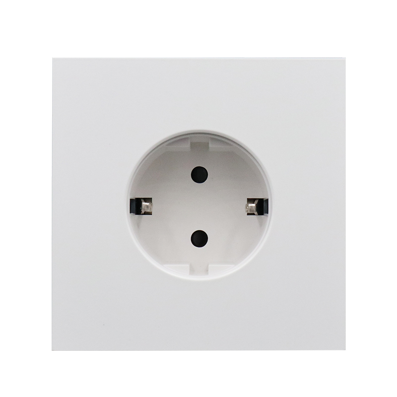 CE ROHS Eu Standard 16A Aluminum Smart Home Wall Switch Push-Button French Socket Interruptor