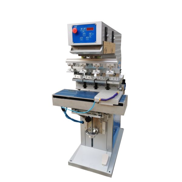 4 Color Inkcup Direct Push Semi Automatic Pad Printing Machine 5 - 7 Bar Air Pressure