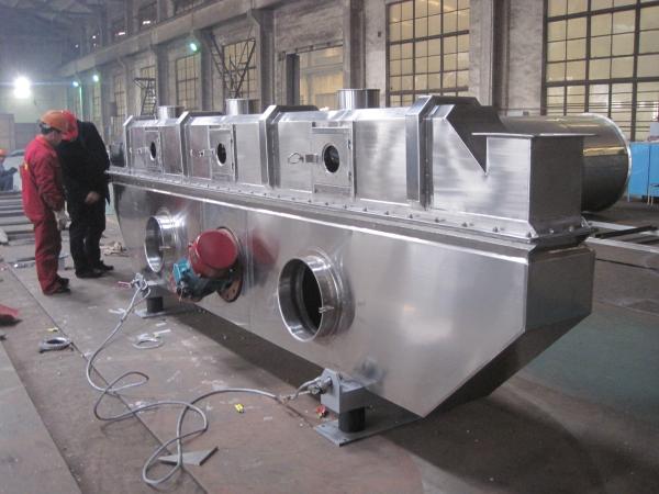 Máquina do secador da cama fluida de portador da movimentação do motor da vibração de Ventilex com capacidade grande 200 - 2600kg