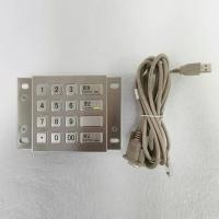 Metal cifrado de aço inoxidável do DES 3DES de Pin Pad do quiosque do pagamento do ATM com 16 chaves