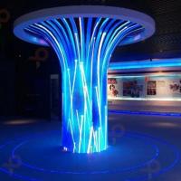 1500cd/m2 P2.5 Pantalla LED suave a todo color Pantalla LED vertical curva flexible
