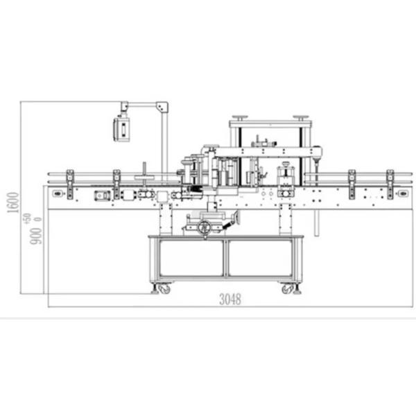 коробка бутылки 130 134mm/минимальная машина для прикрепления этикеток стикера
