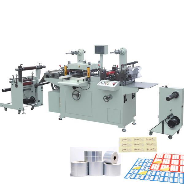 Servo Motors Flatbed Die Cutting Machines With Label Hot Stamp