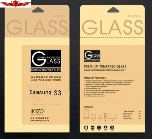 Anti-Scratch 9H Japan AGC tempered glass screen protector for Samsung Galaxy S3