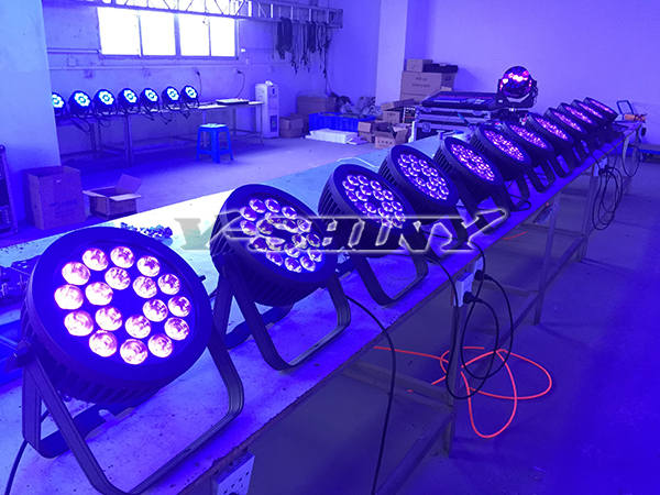 AC 100 - 240V Led Par Light With Slim Thickness Die - Cast Aluminum Casing
