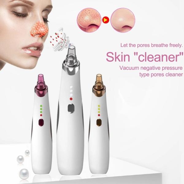 Professional White Face Facial Blackhead Cleanser Pore Cleaner LED Display
