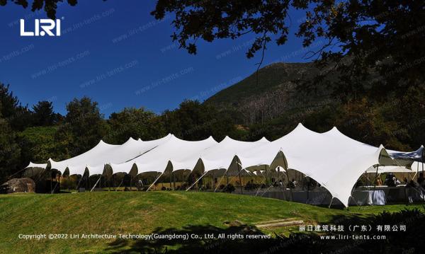 Waterproof Outdoor Wedding Stretch Tent For Party Events UV Resistant