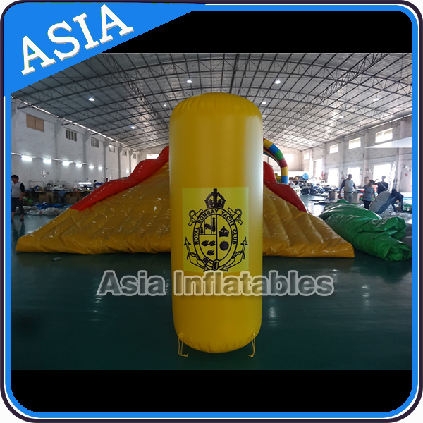 Inflatable Water Barrier Walls, Swim Buoys For Ocean Or Lake Advertising