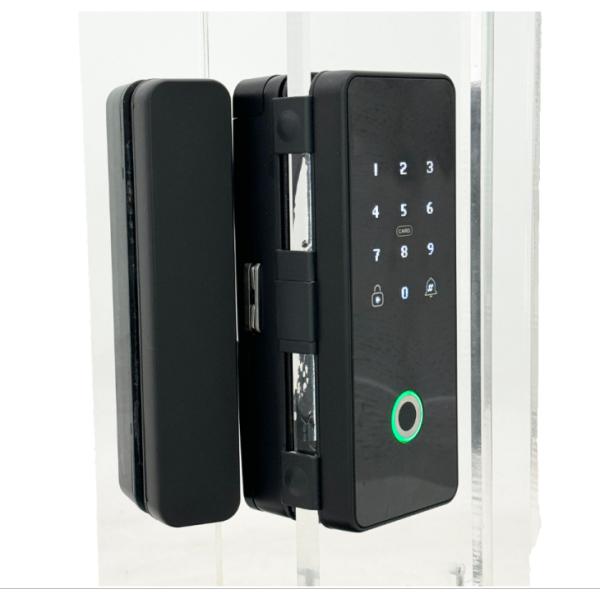 Digital High Security System Nfc Card Smart Phone Fingerprint Password Key Glass Door Lock E-G190