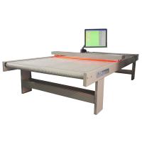 Machine automatique de mesure du cuir machine de production de cuir CNC avec imprimante