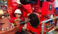 Bomba de fuego partida accionada por el motor diesel del caso 6000GPM