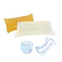 Colagem de borracha dos guardanapo sanitários PSA do tecido da resina sintética com cor transparente