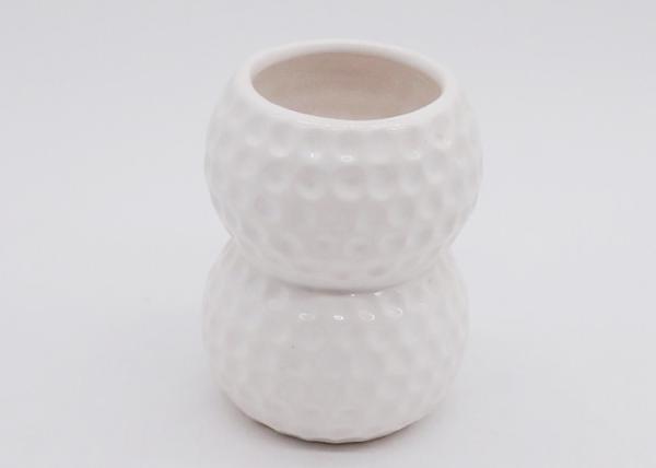 Hand Painted Ceramic Golf Bathroom Accessories Sets Sanitary Ware Solid White Color
