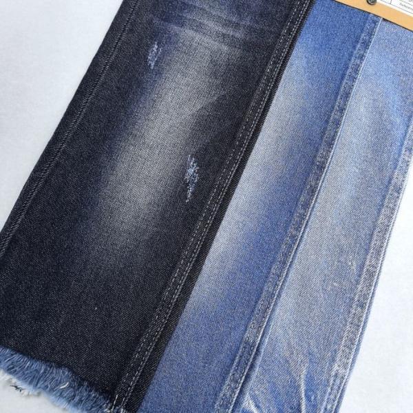 168-170 cm Width Stretch Dark Blue Denim Fabric 9.7oz JSD3209 for Performance and Comfort