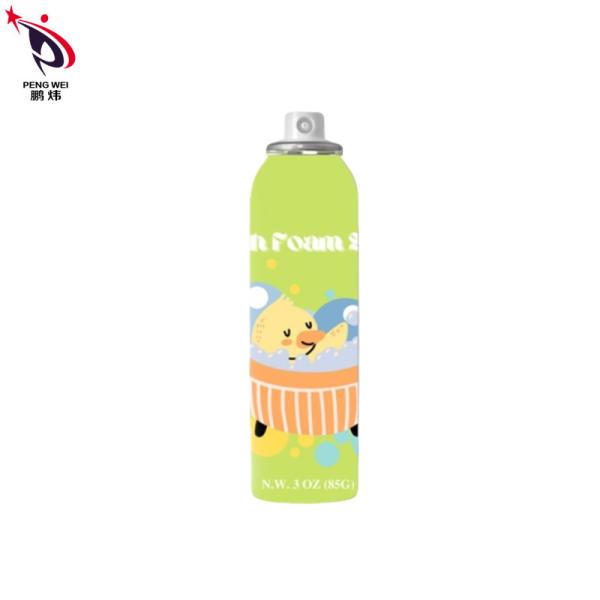 Multifunctional Bath Foam Spray Nontoxic Tinplate Material For Kids