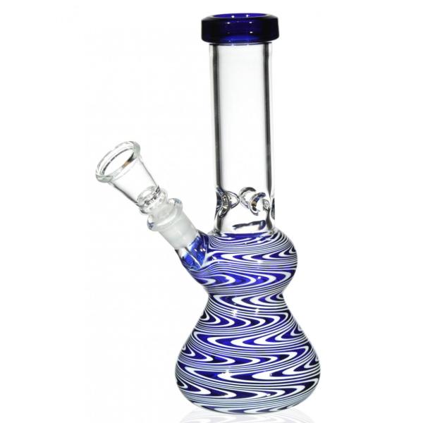 17Inch Glass Water Tube Percolator Luminous Glass Tobacco Pipe