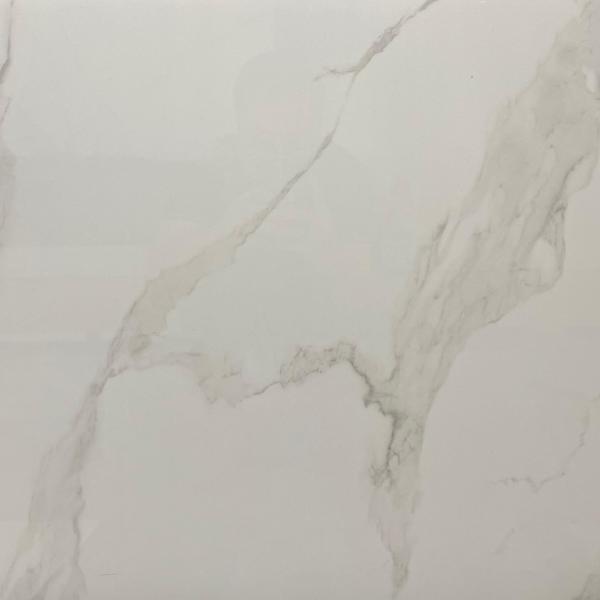 W.A 0,05% Carrara azulejos cerâmicos parede interior painéis azulejos de vidro branco polido 60x60cm piscina exterior