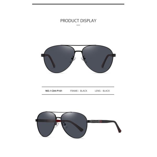 Service des douanes de Metal Frame Sunglasses d'aviateur avec la lentille de 60mm