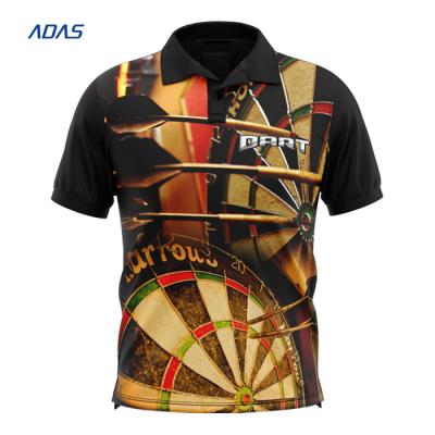 Unisex Regular Fit Custom Made Dart Shirts Polo Tee Breathable Polyester