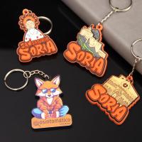 Claves promocionales de silicona de PVC suave personalizadas