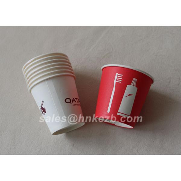 200ml Disposable Paper Snack Cups With Logo Print / Ripple Wall paper Cup