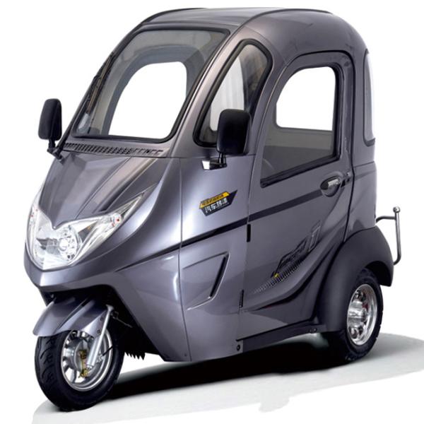1000W Brushless 40km Travel 3 Wheel Electric Tricycle