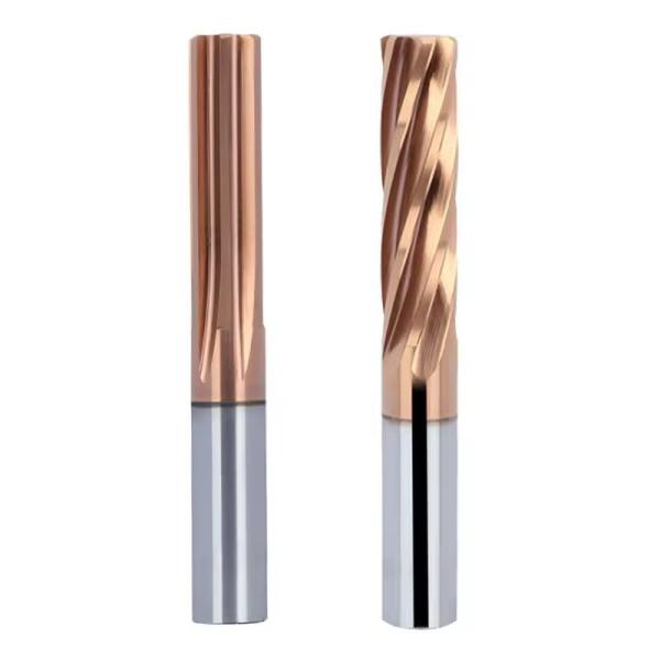 精密加工用固体ウルグメンカービッドCNC直線溝リバー 直径1~20mm 銅材料