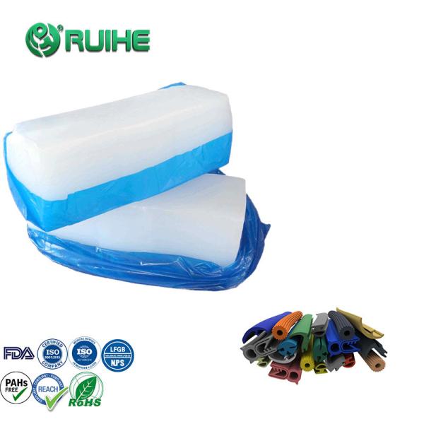 HTV Solid Silicone Rubber 7042P-1 Platinum Cure System Transparent For Extrusion Silicone Tubing & Wire Insulation