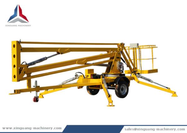 China Diesel Articulated Towable Hydraulic Boom Lift Platform with 22m Working Height