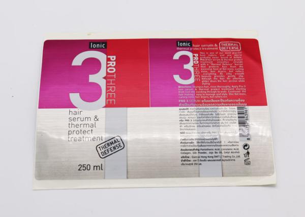 Protective Printing Paper Adhesive Product Labels Greaseproof For Packaging Film