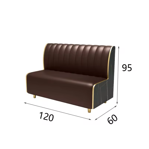 Best Price Factory Restaurant Seating Booth for Restaurant Furniture Metal Coffee Table Sets With Chairs
