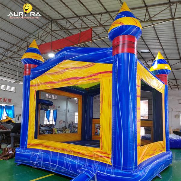 Blue Marble Inflatable Bouncy Castle PVC Commercial Bounce House Jumping Castle