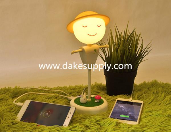 Portable scarecrow mini usb port decorative led night light for baby,kids,children,bedroom
