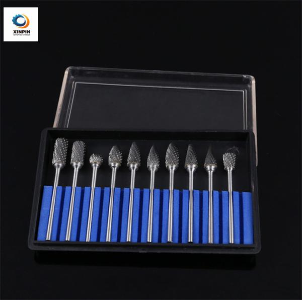 High Hardness Cemented Long Carbide Burr / Tungsten Carbide Rotary Burr