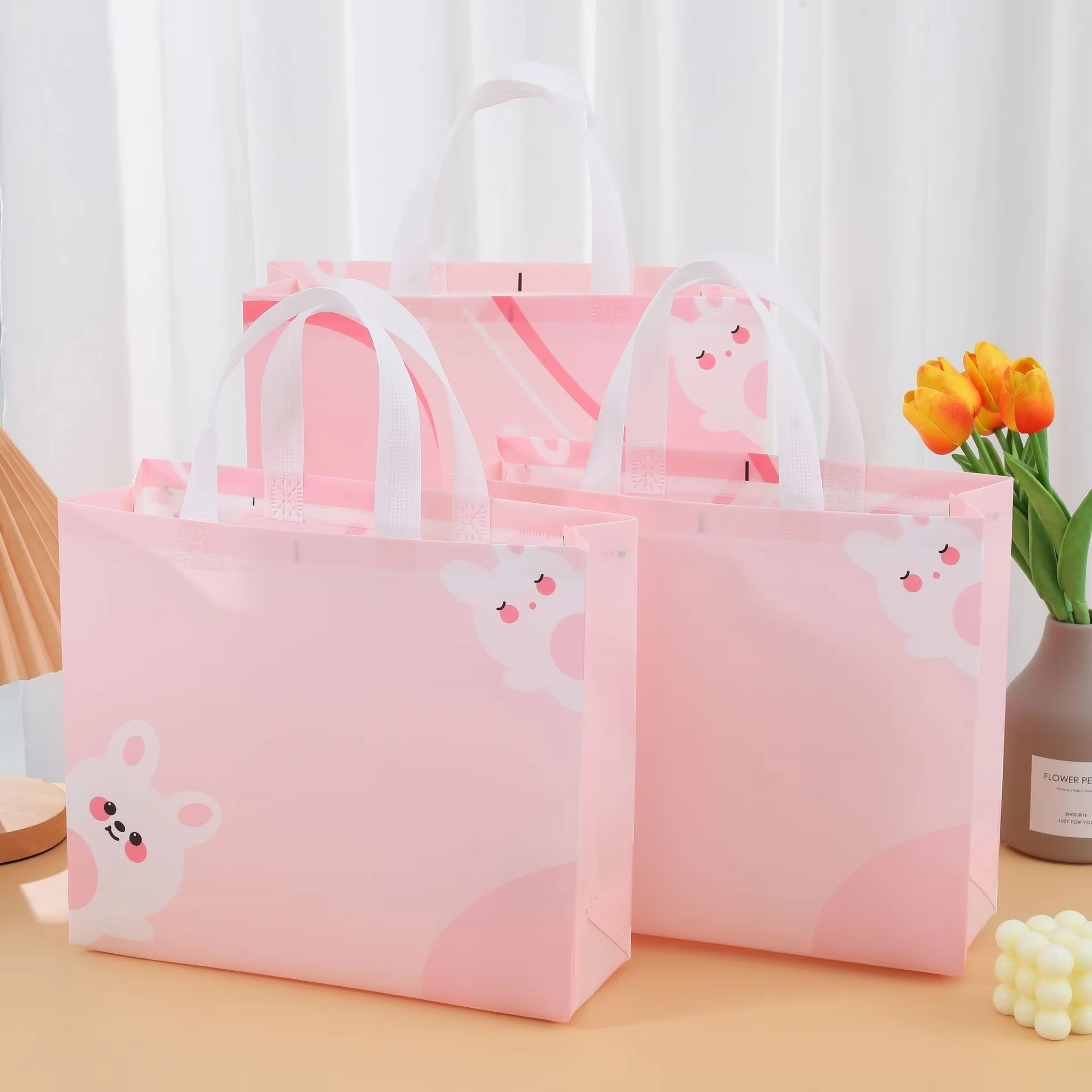 Pink Packaging Box Cute Cartoon Jewelry Packaging Handbag