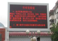 P10 Waterproof  Single red color Led Advertising Display Screen, Led TV Screen