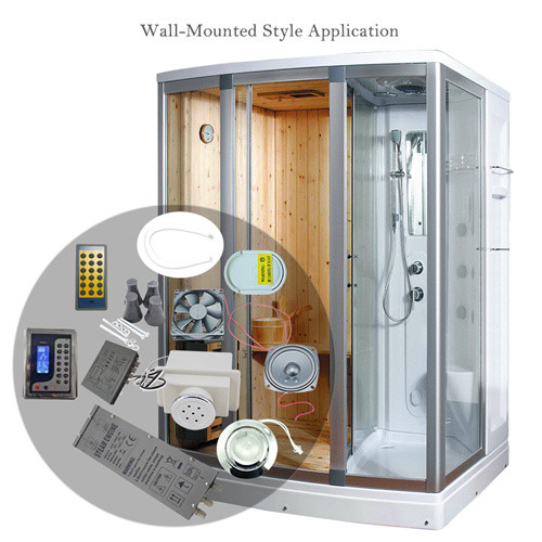 Remote Controlled Steam Bath Generator , Bathroom Steam Generator CE Certified