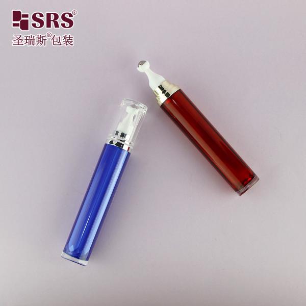 Customized Green Acrylic Empty Roller Bottle for Eye Gel Packaging