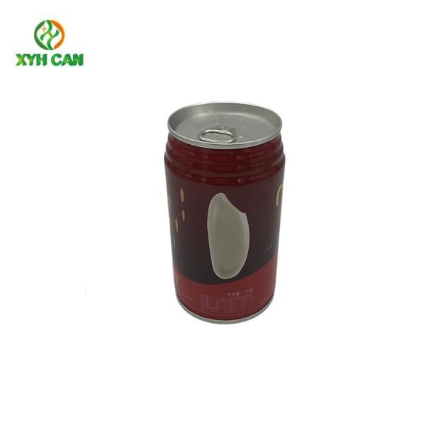 Beverage Tin Cans Cylinder Tin Cans for Beverage 275 Grams Capacity  CMYK Glossy Printing Design