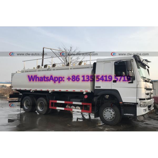 Тележка нефтяного танкера Sinotruk HOWO 6X4 336HP 371HP 20000L