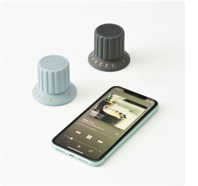 Portable Magnetic Bluetooth 6.0 Speaker with 5W Hi-Fi Sound IPX5 Waterproof & TWS Function Portable Bluetooth Speaker with Microphone